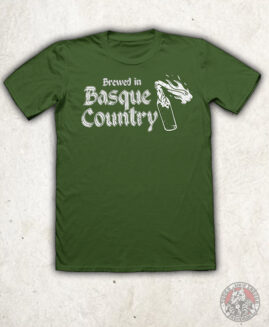 Brewed In Basque Country - Camiseta Verde