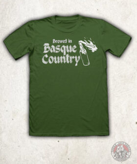 Brewed In Basque Country Camiseta Verde
