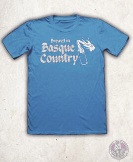 Brewed In Basque Country - Camiseta Azul claro