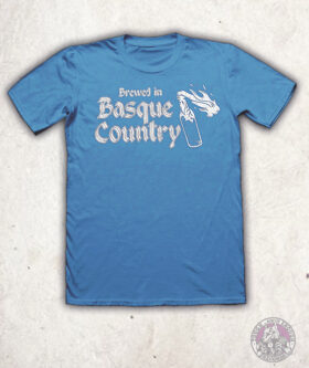 Brewed In Basque Country Camiseta Azul claro