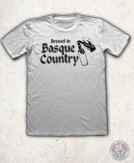 Brewed In Basque Country - Camiseta Gris