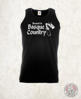 Brewed In Basque Country - Camiseta Negra Tirantes