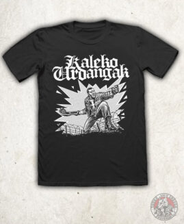 Kaleko Urdangak - Skin - Camiseta Negra